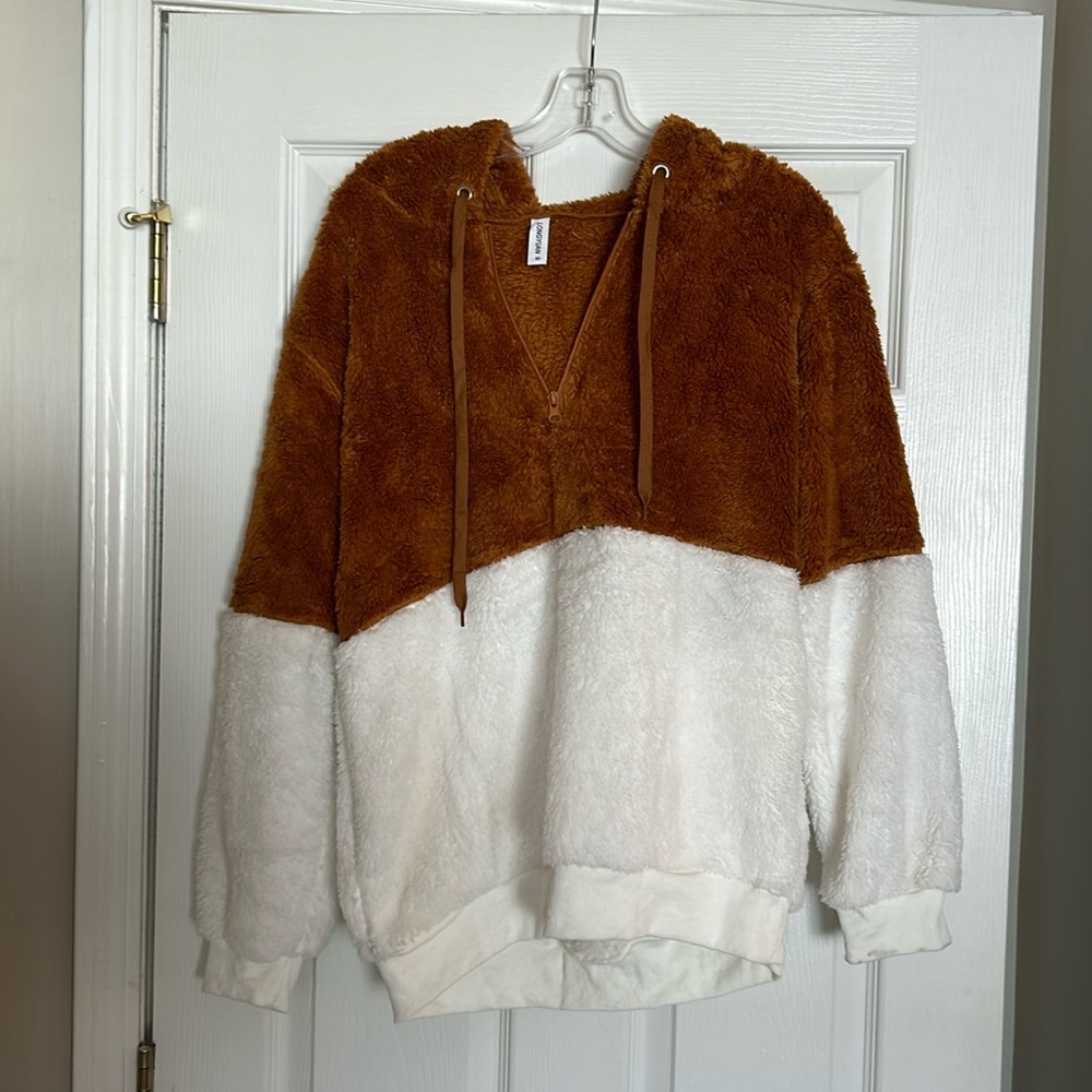 Never worn fuzzy hoodie